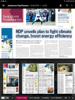 Saskatoon StarPhoenix ePaper android App screenshot 1